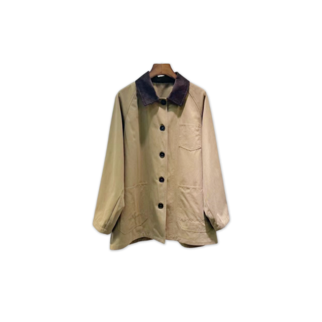 L0ew* lapel button-down trench coat